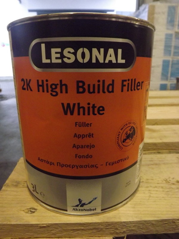 Lesonal 2K HB Filler black - 3 ltr