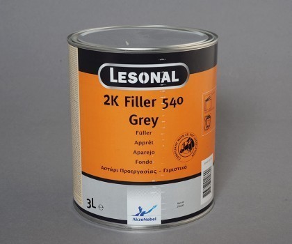 Lesonal 2K Filler 540 grey - 3 ltr
