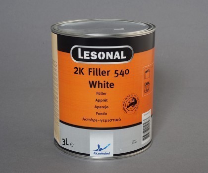Lesonal 2K Filler 540 white - 3 ltr