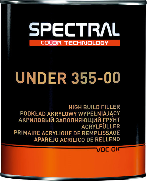 Spectral 355-00 2K high build primer 4:1 zwart 2,8ltr