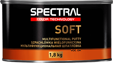 Spectral Soft plamuur incl. harder 50gr, blik 1,8kg